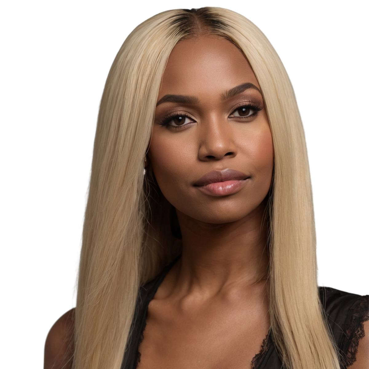 Blonde Straight 13x4 Transparent Lace Front Wig